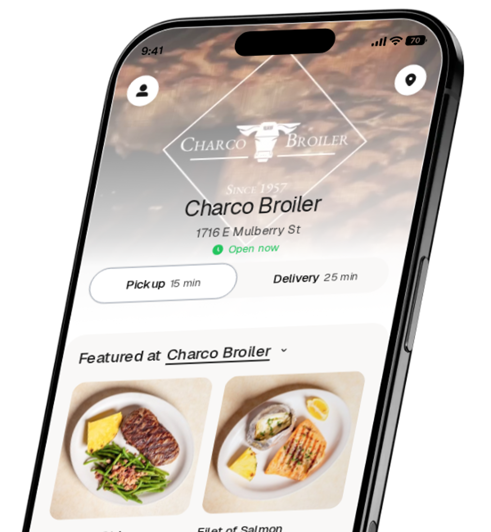 Charco Broiler app preview